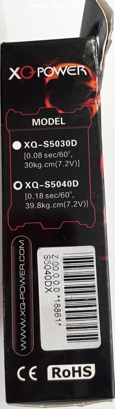 Prodám servo XQ-Power XQ-S5040D (4ks)