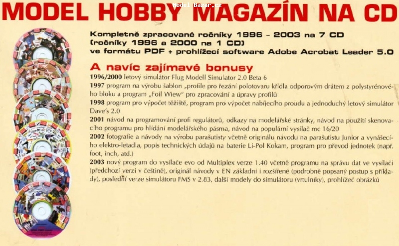 Koupím CD  MODEL HOBBY magazín