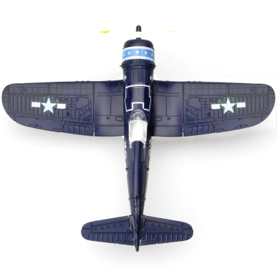 4D model nacvakávací stavebnice Corsair F4U (tmavě modrá) 1:48