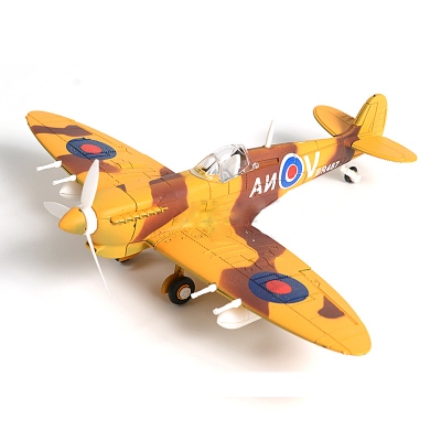 4D model nacvakávací stavebnice Spitfire (žlutá) 1:48(DOŘASNĚ VYPRODÁNO)