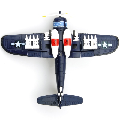 4D model nacvakávací stavebnice Corsair F4U (tmavě modrá) 1:48
