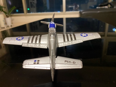 4D model nacvakávací stavebnice P-51D (bílá) 1:48 (DOČASNĚ VYPRODÁNO)